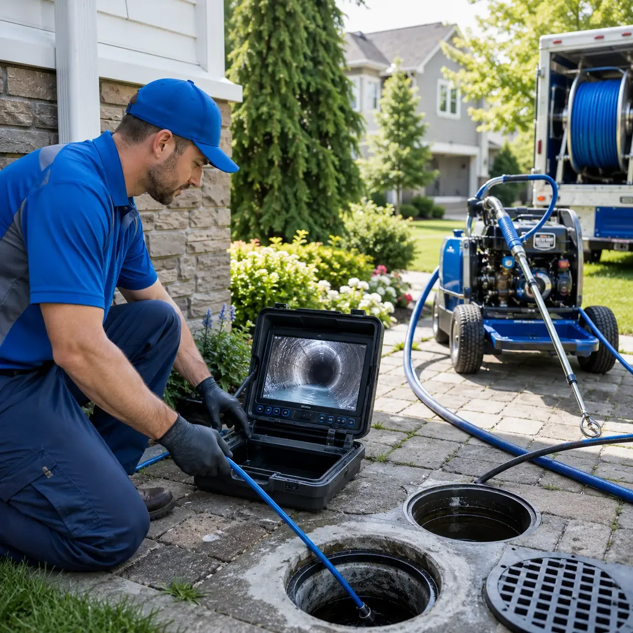 Outdoor drain cleaning professionals serving Ceres, NY